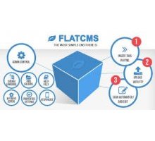 FlatCMS CMS создание лендингов и статических сайтов