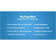 MyPasteBox скрипт хранения исходного кода