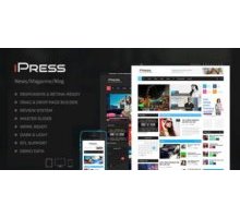 iPress адаптивный шаблон тема wordpress