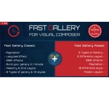 Fast Gallery for Visual Composer плагин wordpress
