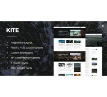 Kite адаптивный шаблон тема wordpress