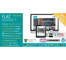 FlatMarket шаблон тема wordpress