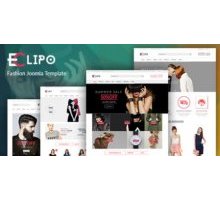 Vina Eclipo адаптивный шаблон интернет магазин одежды Joomla