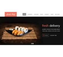 Sushi шаблон суши тема wordpress