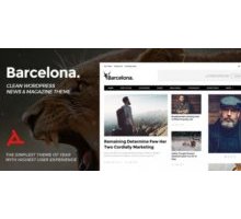 Barcelona шаблон тема wordpress