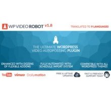 WP Video Robot rus граббер видео плагин wordpress