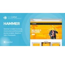 Hammer адаптивный шаблон joomla