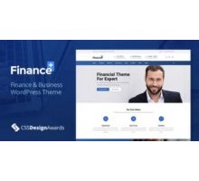 FinancePlus адаптивный шаблон тема wordpress