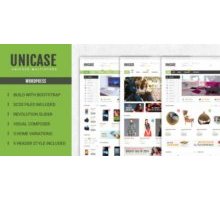 Unicase адаптивный шаблон тема wordpress