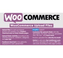 WooCommerce Upload Files плагин wordpress