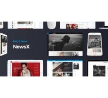 NewsX адаптивный шаблон тема wordpress