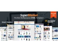 SuperMarket адаптивный HTML шаблон