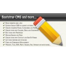 Bootstrap CMS Website Builder скрипт конструктор сайтов