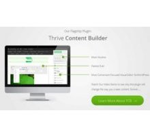 Thrive Content Builder плагин визуальный редактор wordpress