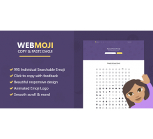 WebMoji скрипт каталога emoji смайлов