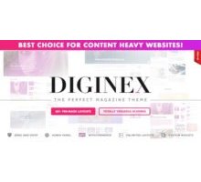 Diginex адаптивный шаблон тема wordpress
