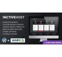Active Host + WHMCS адаптивный шаблон тема wordpress