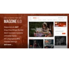 MagOne адаптивный шаблон Blogger