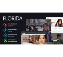 Florida адаптивный шаблон тема wordpress