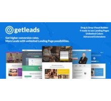 Getleads адаптивный шаблон тема wordpress