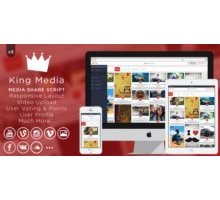 King Media скрипт мультимедийного сайта