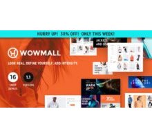 WOWmall адаптивный шаблон тема wordpress