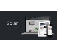 Solar 1.2.3 адаптивный шаблон тема wordpress