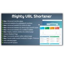 Mighty URL Shortener скрипт сервиса коротких ссылок