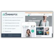 eCommerce отзывчивый шаблон тема wordpress