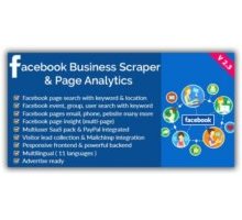 Facebook Business Scraper & Page Analytics rus