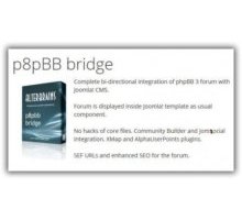 p8pBB bridge интеграция joomla с форумом phpBB