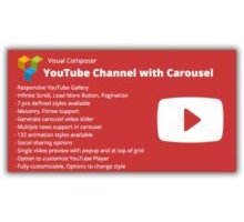 Visual Composer YouTube Channel with Carousel плагин wordpress