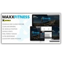 Maxx Fitness отзывчивый спортивный шаблон joomla