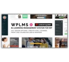 WPLMS отзывчивый шаблон тема wordpress