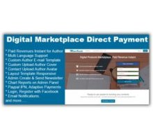Digital Products Marketplace Direct Payment платежный скрипт
