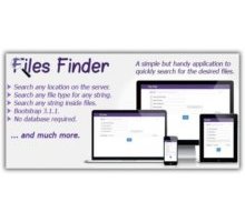 Files Finder скрипт поиска файлов и каталогов на сервере