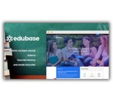 Edubase адаптивный шаблон образование и курсы wordpress