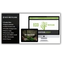Eco Recycling адаптивный шаблон тема wordpress