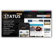Status Magazine адаптивный шаблон wordpress