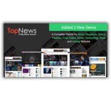 TopNews адаптивный шаблон wordpress