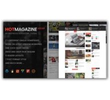 Hotmagazine адаптивный шаблон wordpress