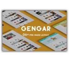 Gengar адаптивный шаблон Opencart