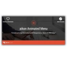 Aikon Animated Menu rus компонент анимированное меню joomla