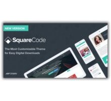 SquareCode адаптивный шаблон wordpress