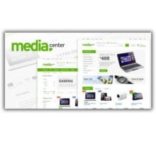 MediaCenter магазин электроники WooCommerce шаблон wordpress