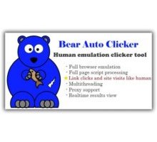 Bear Auto Clicker программа кликер Portable