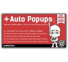 Auto Popups addon for OptIn Ninja плагин всплывающих окна wordpress