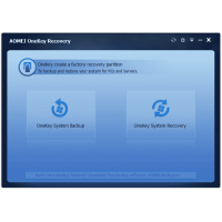 AOMEI OneKey Recovery программа создания бэкапа