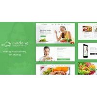 Madang адаптивный шаблон здоровая еда wordpress