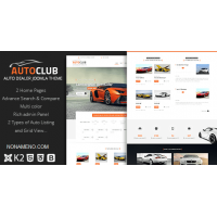 Auto Club автомобильный адаптивный шаблон Joomla
